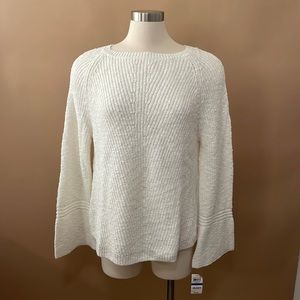 STYLE & CO. Ivory Flare Sleeve Boho Sweater Womens Size XL